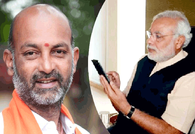 బండి సంజయ్ తో ప్రధాని మోదీ టెలిఫోన్ సంభాషణలు