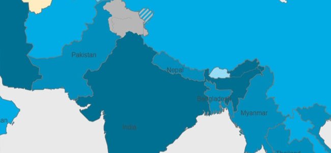 కాశ్మీర్ భాగాలను డబ్ల్యూహెచ్ఓ మరో రంగులో చూపడంపై భారత్ ఆగ్రహం