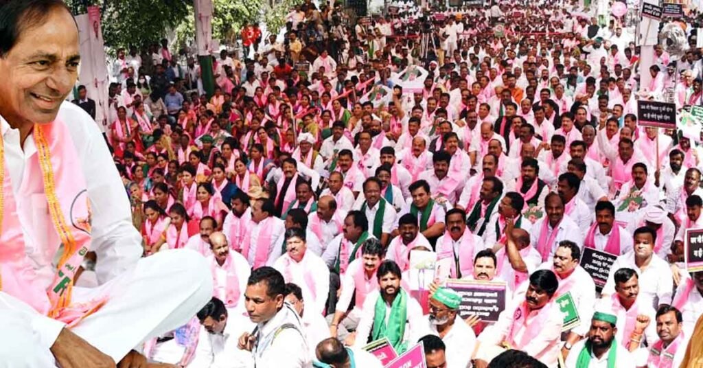 ధాన్యం కొనుగోళ్లకై టీఆర్ఎస్ ధర్నాతో దద్దరిల్లిన ఢిల్లీ