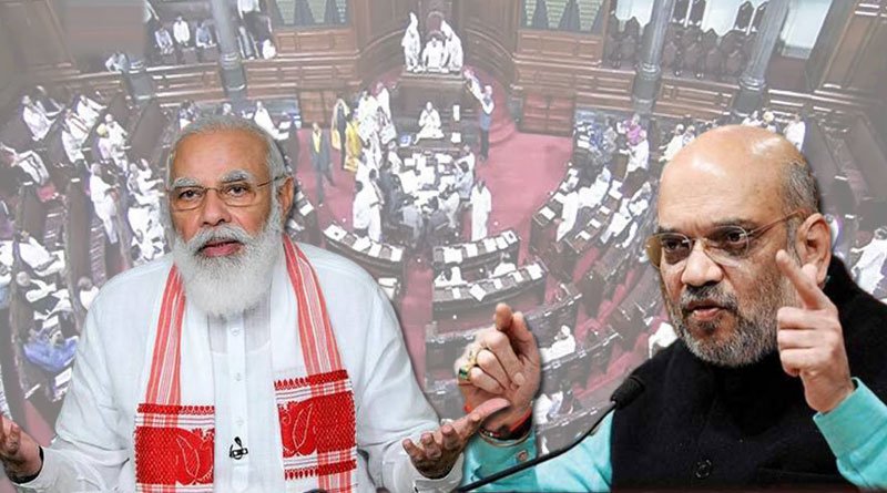 చరిత్రలో మొదటిసారి రాజ్యసభలో బిజెపికి 100 దాటిన బలం!