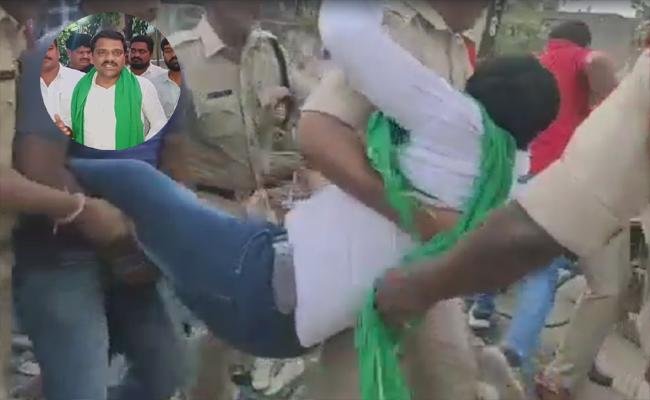 హన్మకొండలో తీన్మార్ మల్లన్న అరెస్ట్