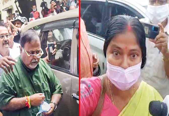 పార్థా చటర్జీపై చెప్పు విసిరిన మహిళ