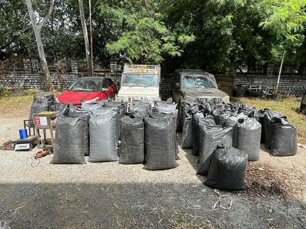 మధ్యప్రదేశ్లో 1,000 కిలోలకు పైగా గసగసాల గడ్డి స్వాధీనం