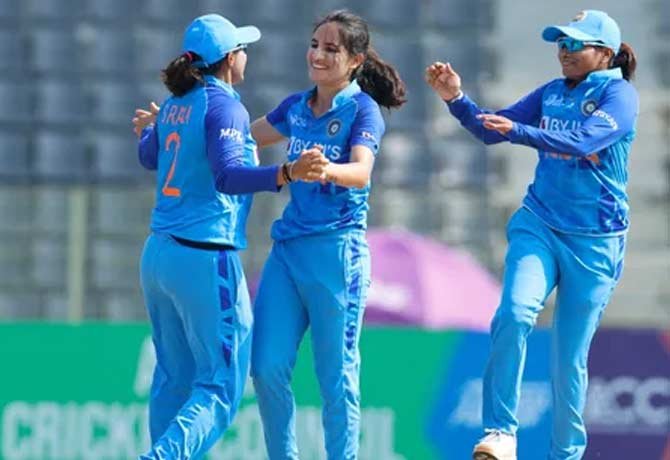 మహిళల ఆసియాకప్లో భారత్ ఘనవిజయం