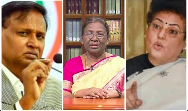 రాష్ట్రపతి ద్రౌపది ముర్ముపై కాంగ్రెస్ నేతల వ్యాఖ్యలపై దుమారం