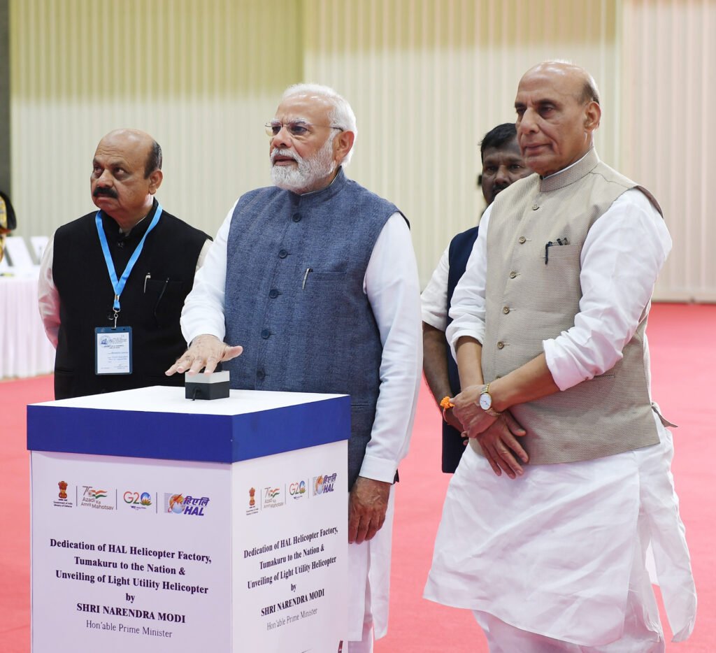 కర్ణాటకలో హెచ్ఏఎల్ హెలికాప్టర్ తయారీ ఫ్యాక్టరీని ప్రారంభించిన ప్రధాని మోదీ