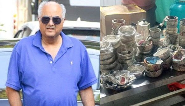 బోనీకపూర్ కారులో విలువైన వెండి వస్తువులు