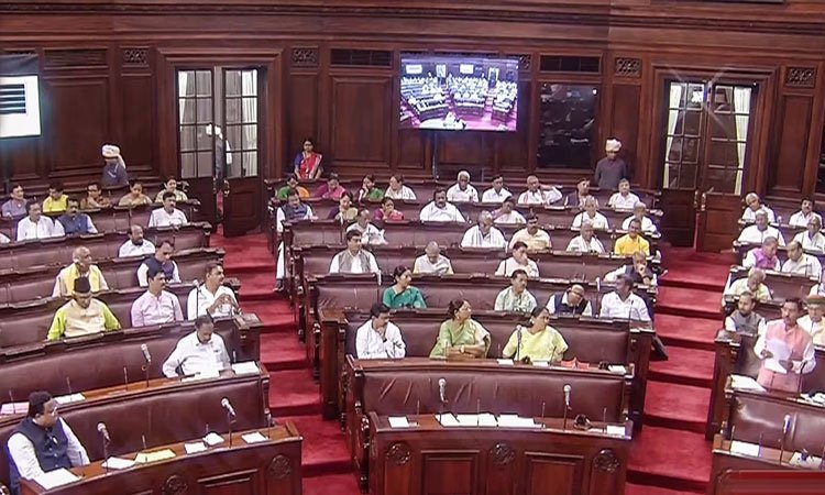 శాంతి భద్రతల పరిస్థితిపై రాజ్యసభలో గందరగోళం