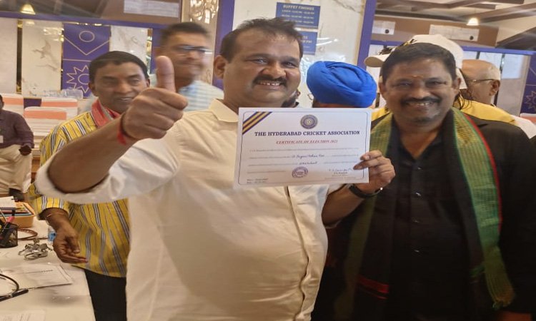 క్రికెట్ అసోసియేషన్ అధ్యక్షునిగా జగన్ మోహన్ రావు